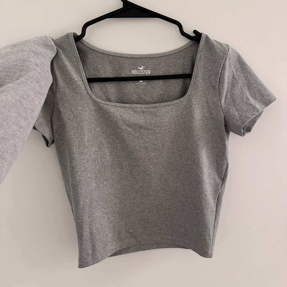 Hollister Heather Gray Tee
